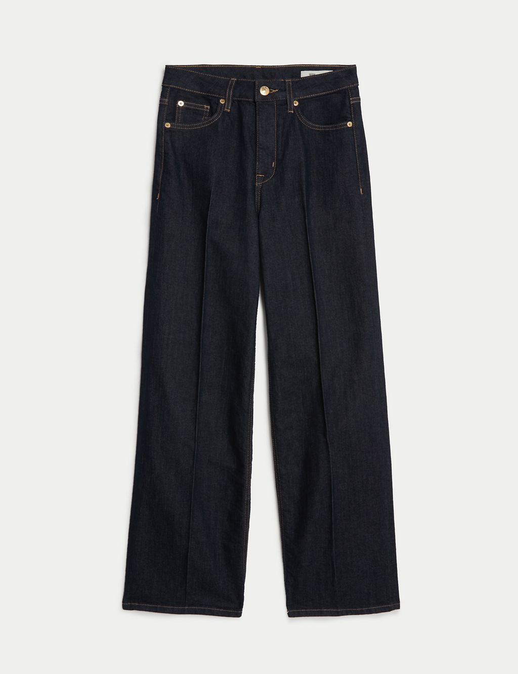 High Waisted Smart Wide Leg Jeans 1 of 6