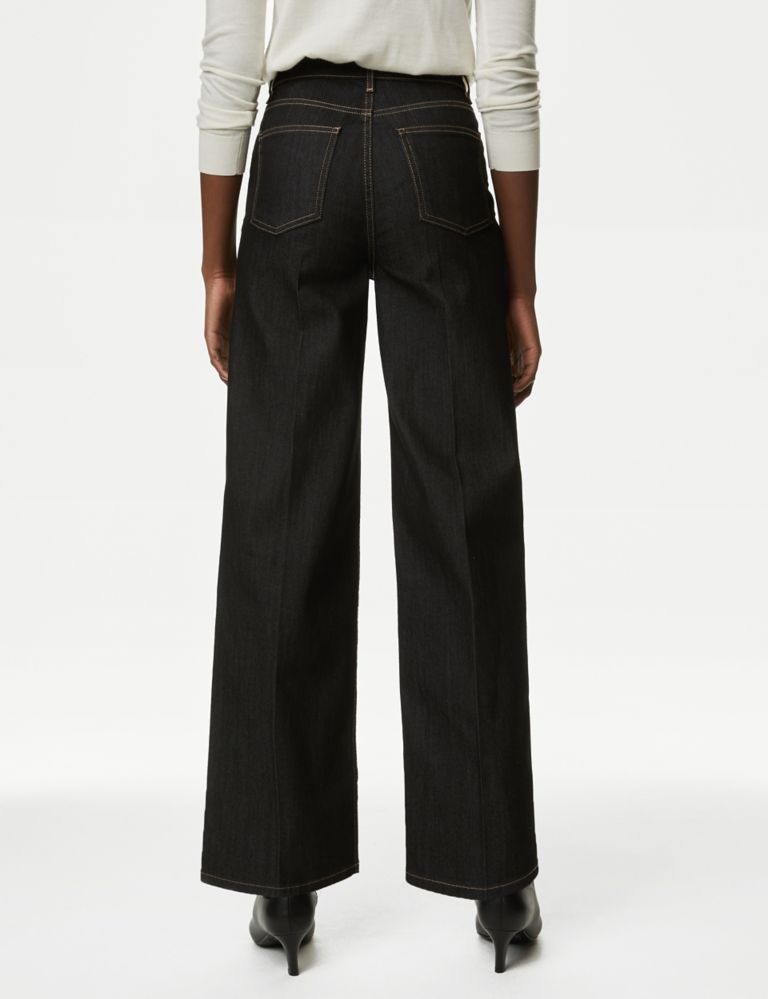 High Waisted Smart Wide Leg Jeans 5 of 5