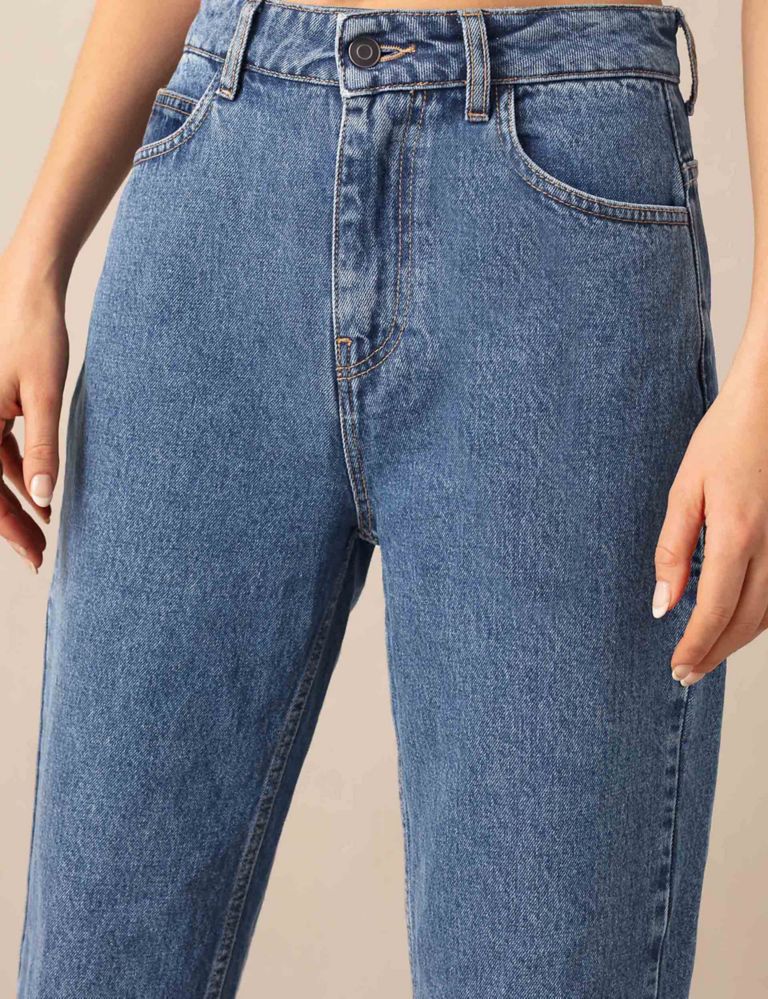 High Waisted Straight Leg Jeans 5 of 6