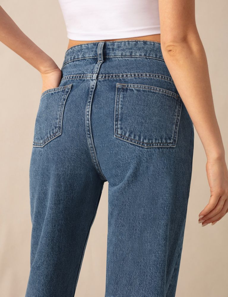 High Waisted Straight Leg Jeans 6 of 6