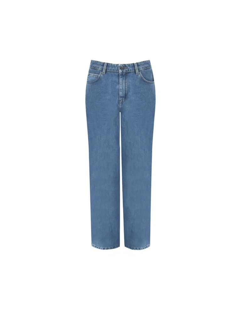 High Waisted Straight Leg Jeans 2 of 6