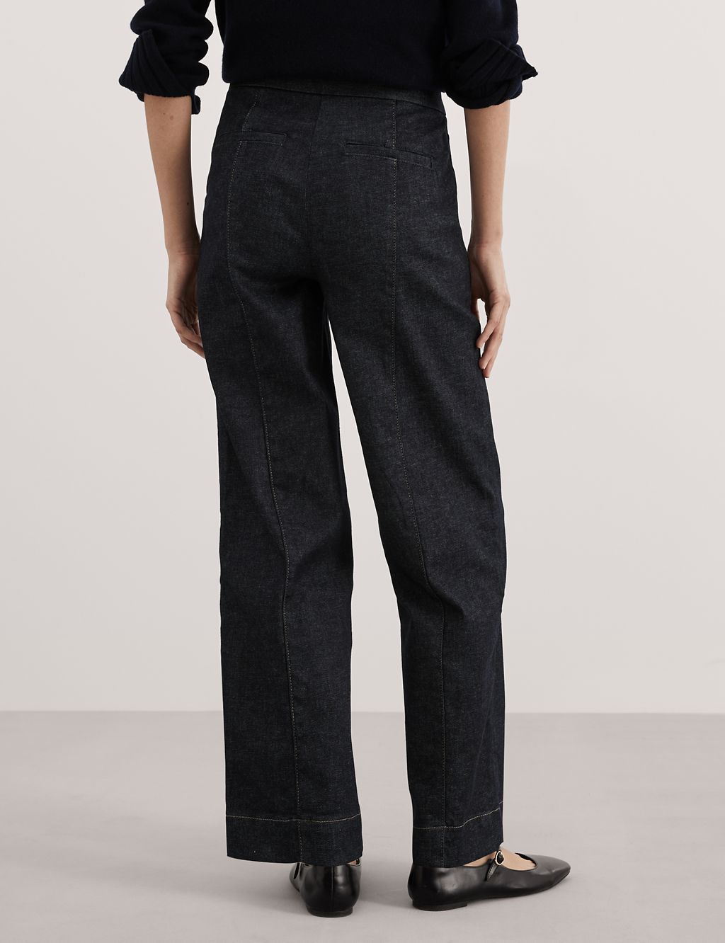 High Waisted Straight Leg Jeans 6 of 9