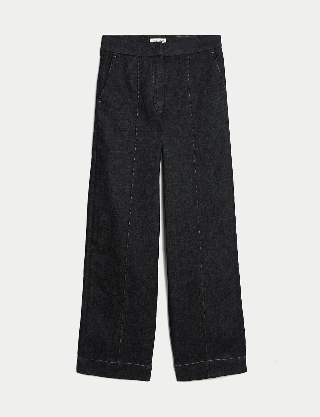 High Waisted Straight Leg Jeans 1 of 9