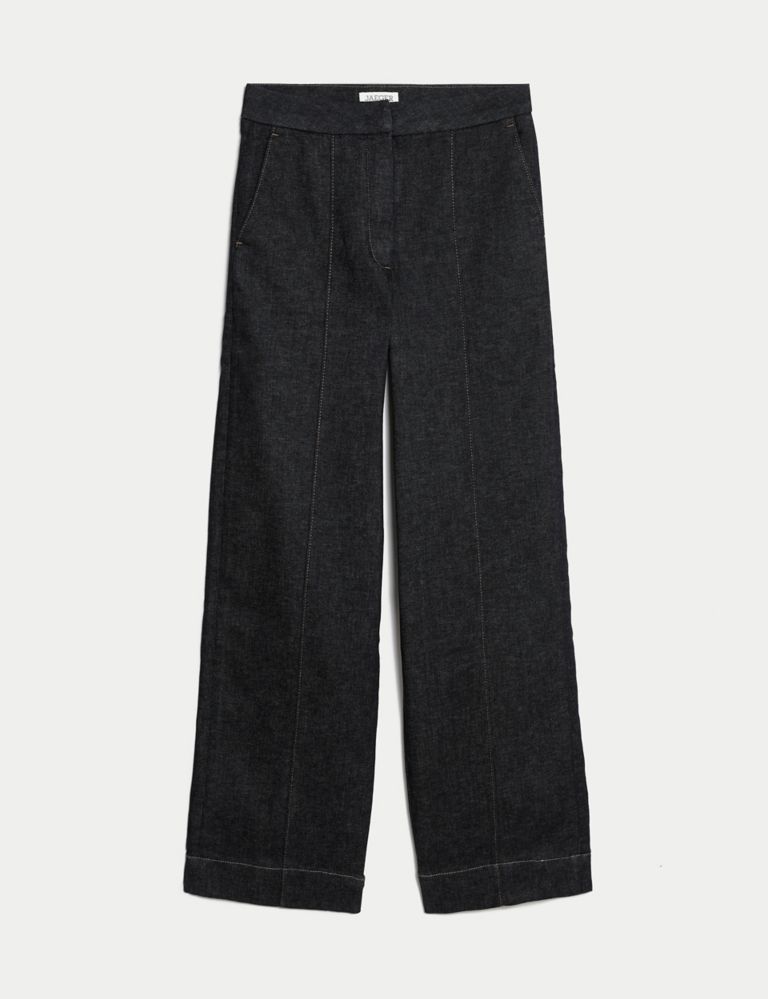 High Waisted Straight Leg Jeans 3 of 9