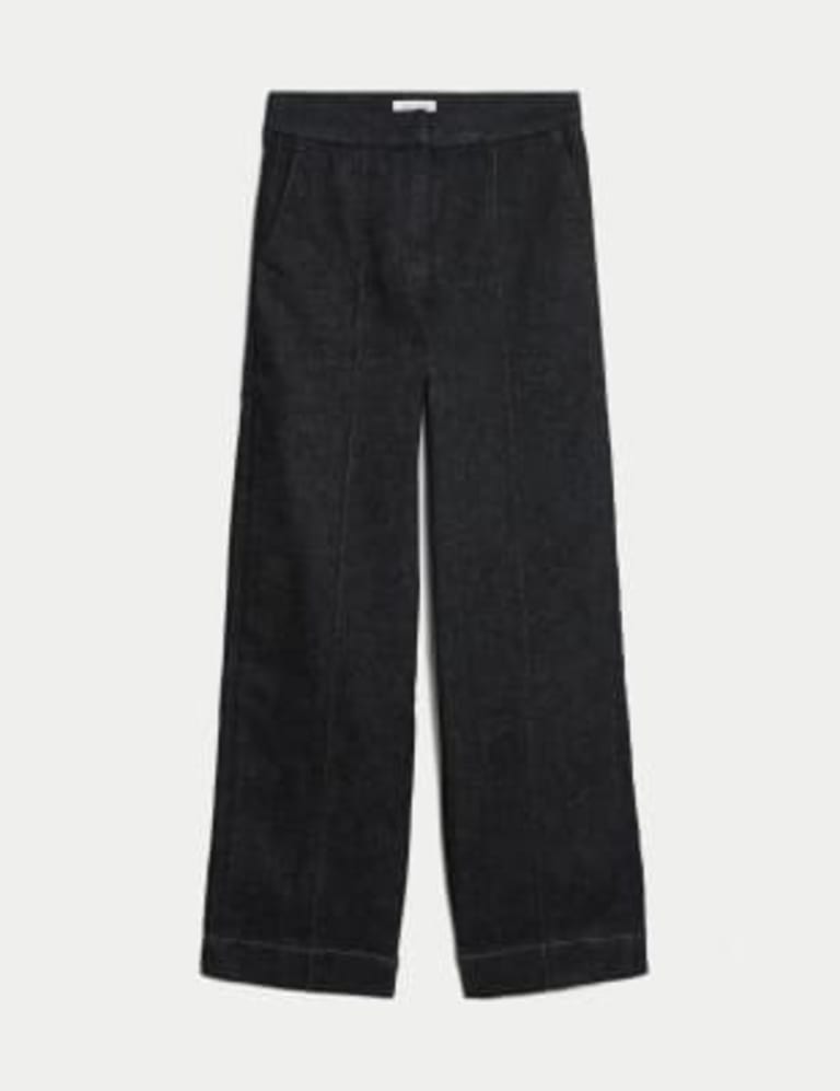 High Waisted Straight Leg Jeans