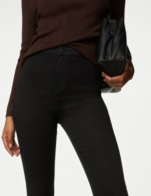m&s high waisted skinny jeans