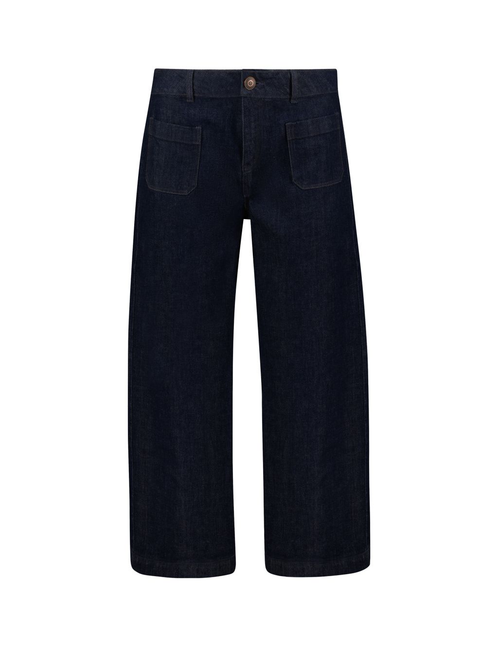 High Waisted Wide Leg Cropped Jeans 1 of 5