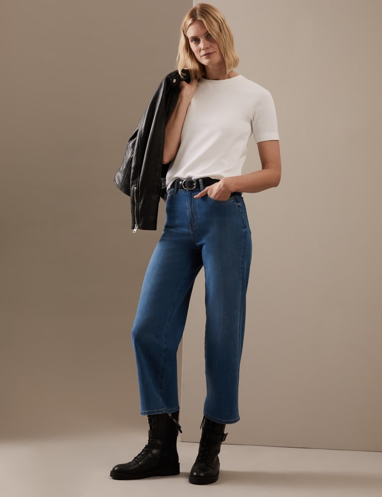 M&s ladies cropped jeans store