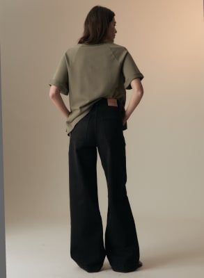 High Waisted Wide Leg Jeans, Per Una