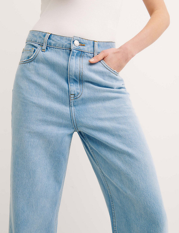 High Waisted Wide Leg Jeans | Nobody's Child | M&S