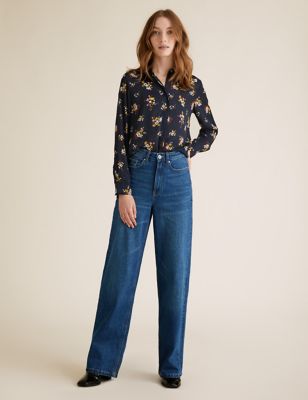 m&s flared jeans