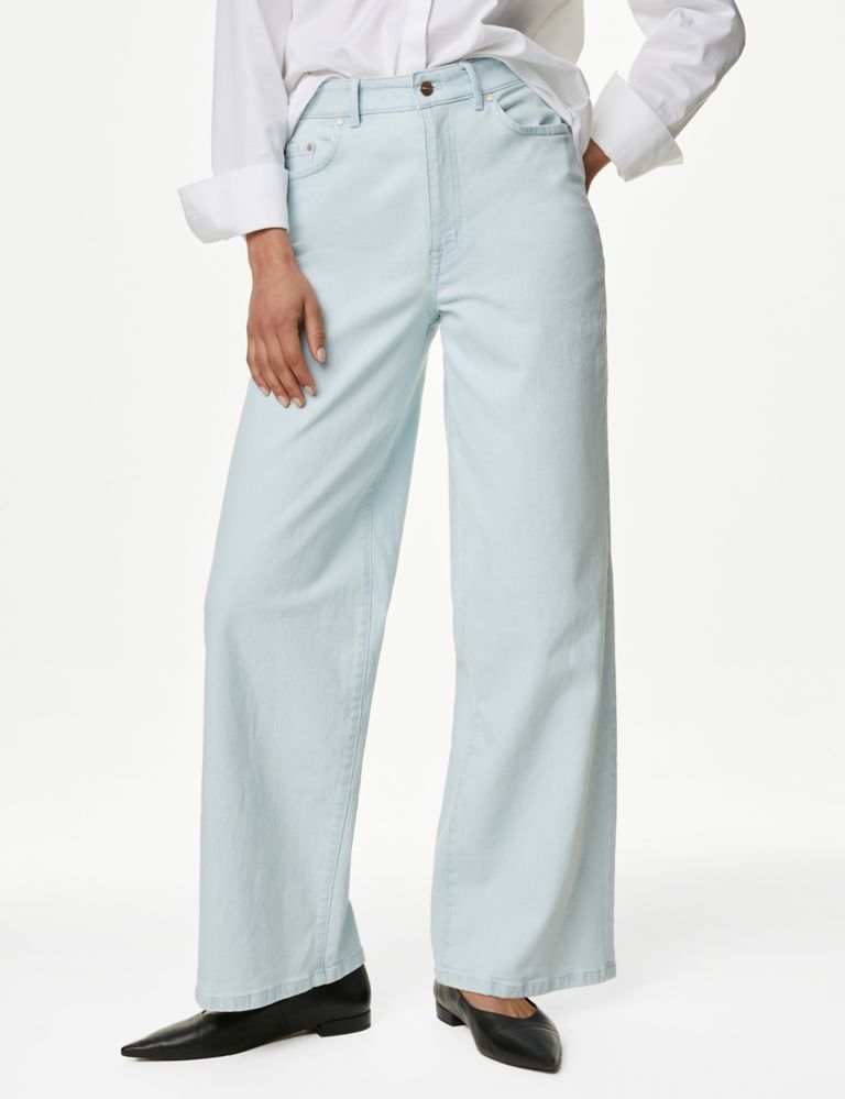 High Waisted Wide Leg Jeans 5 of 7