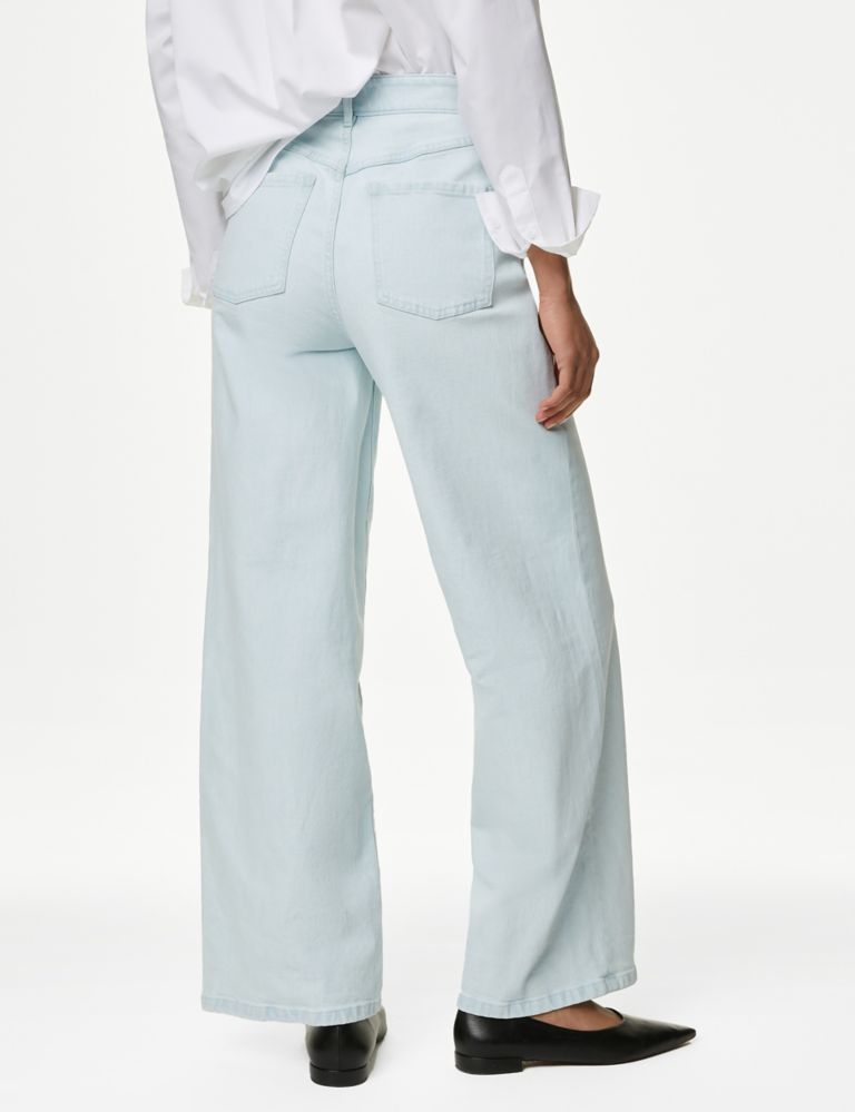 High Waisted Wide Leg Jeans 6 of 7