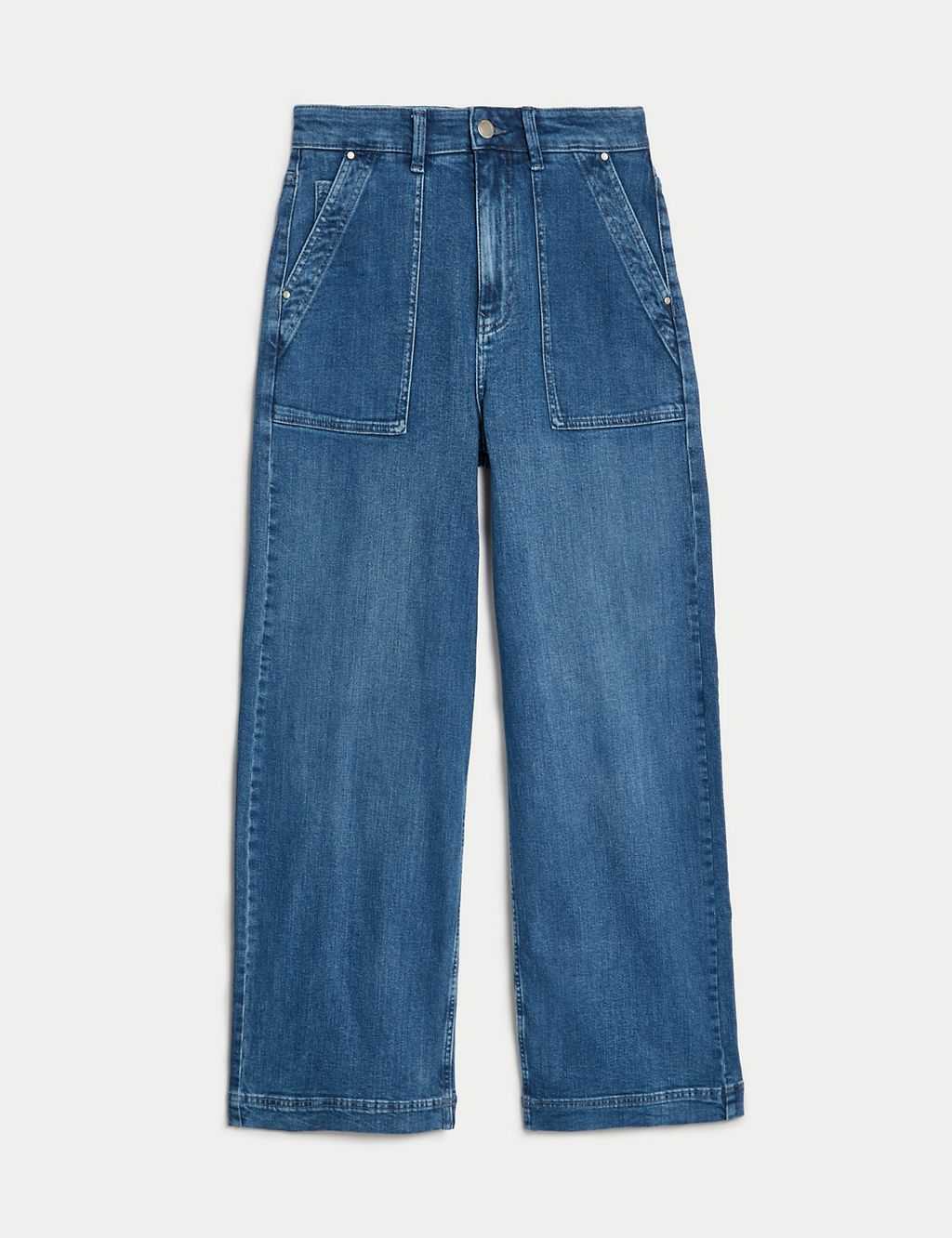 High Waisted Wide Leg Jeans 1 of 5