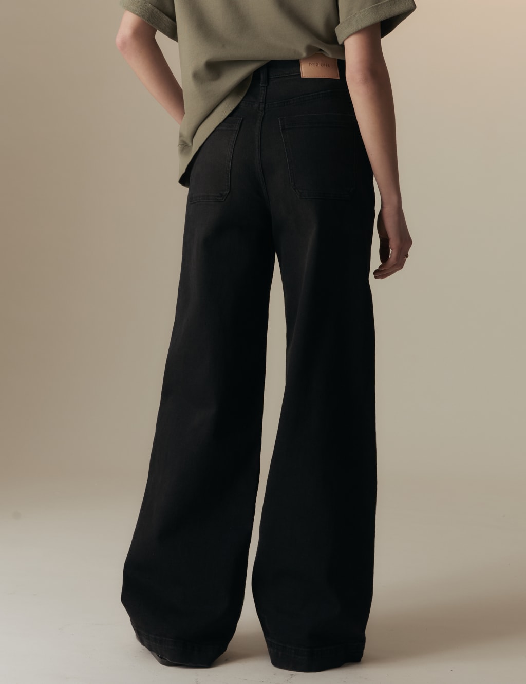 High Waisted Wide Leg Jeans 6 of 6