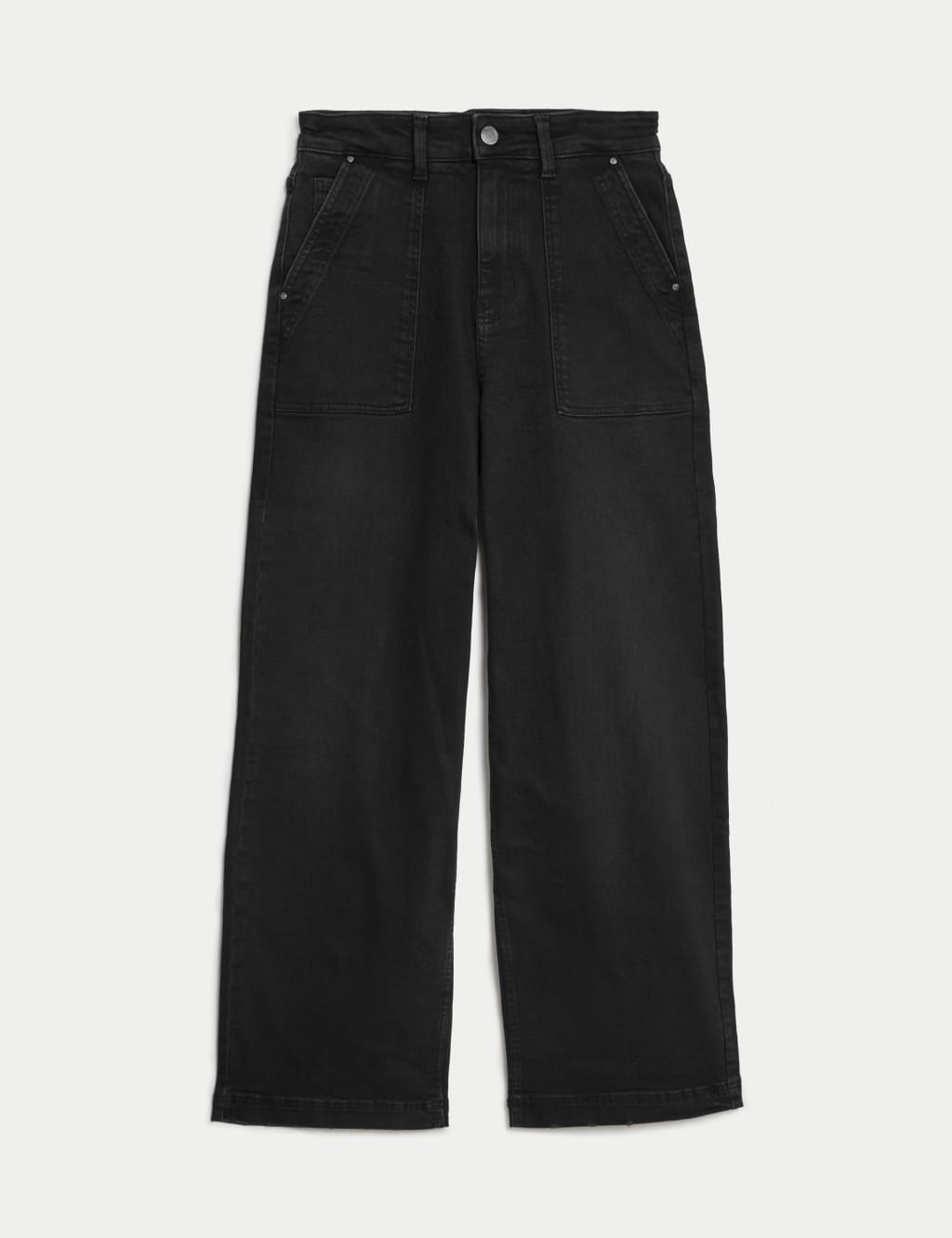 High Waisted Wide Leg Jeans Per Una M&S