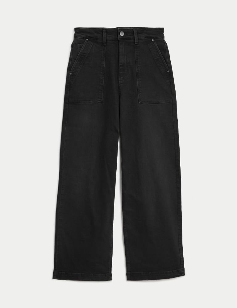 M and s wide leg jeans shop