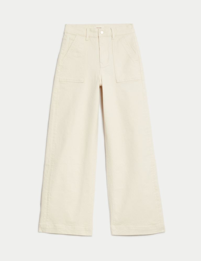 High Waisted Wide Leg Jeans 3 of 6