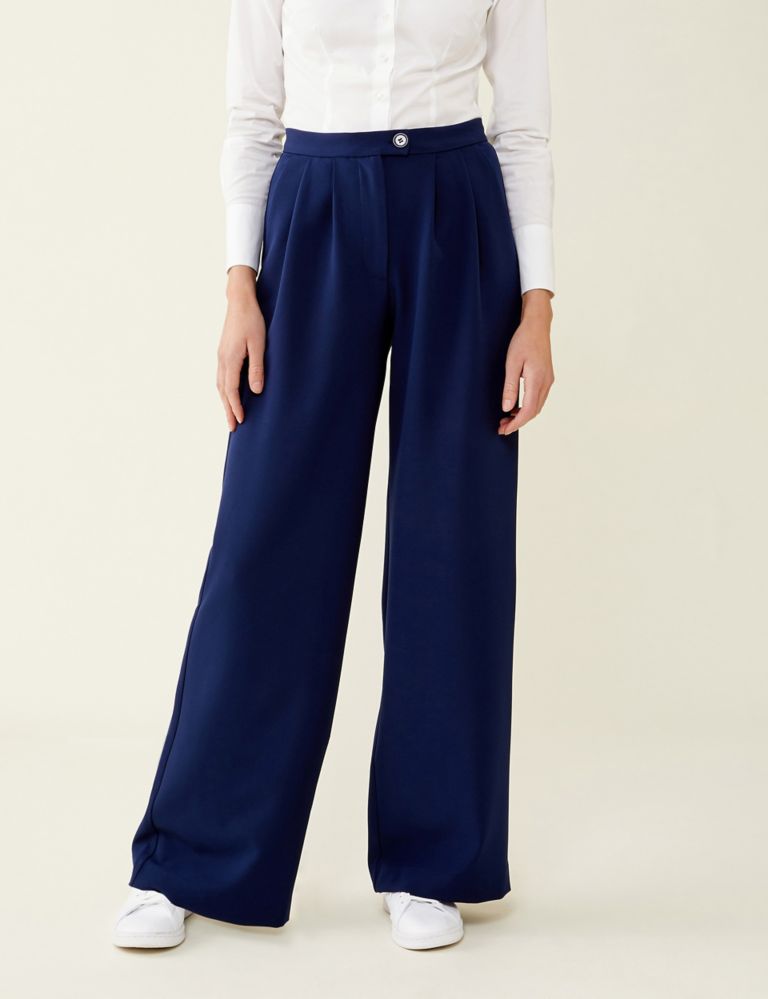 High Waisted Wide Leg Trousers 3 of 5