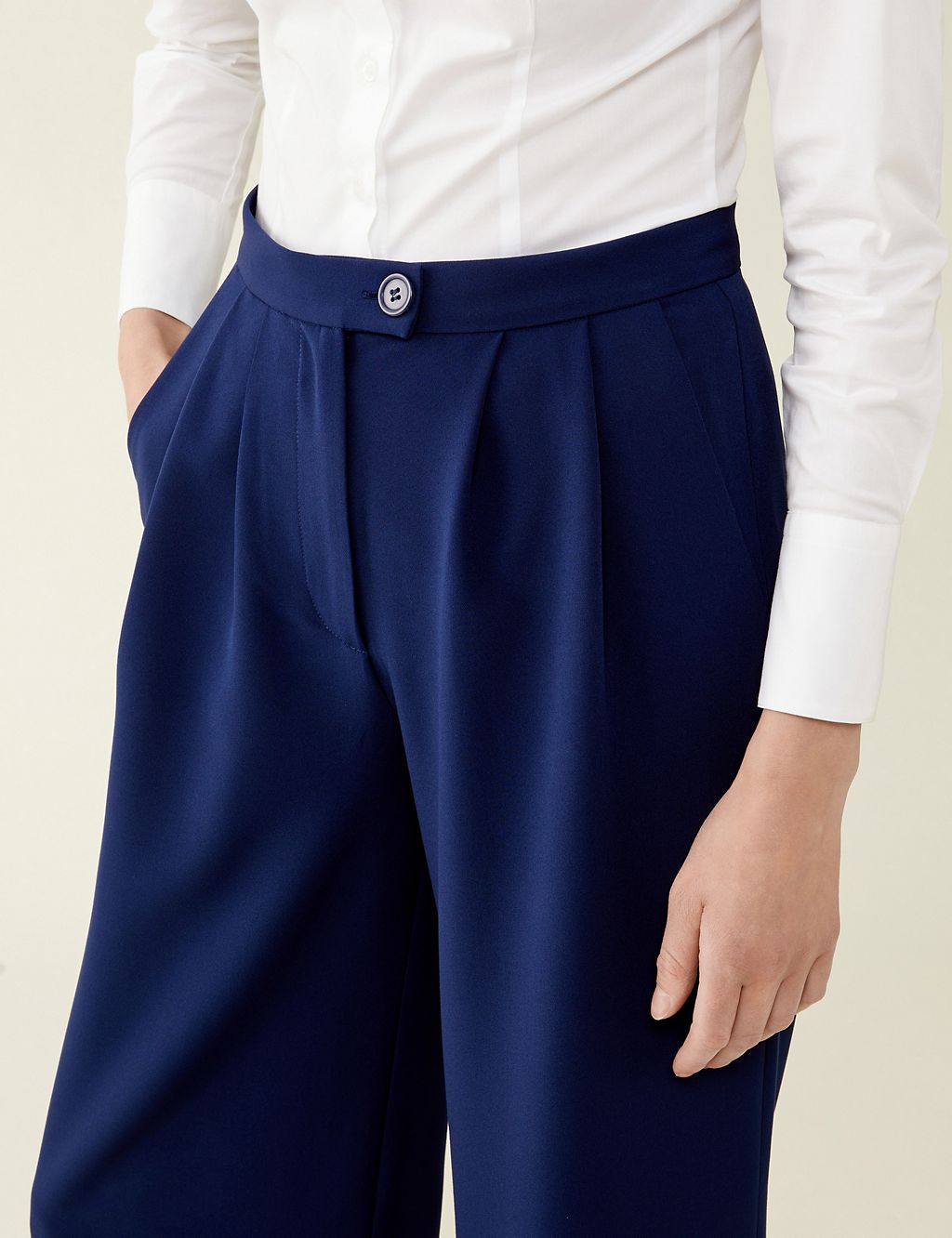 High Waisted Wide Leg Trousers 4 of 5