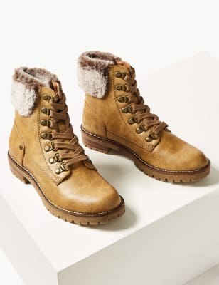 m&s ladies vegan boots