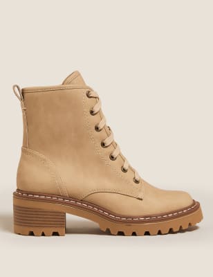 Heeled hiker boots sale