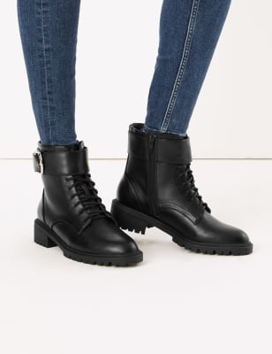 marks and spencer burgundy boots