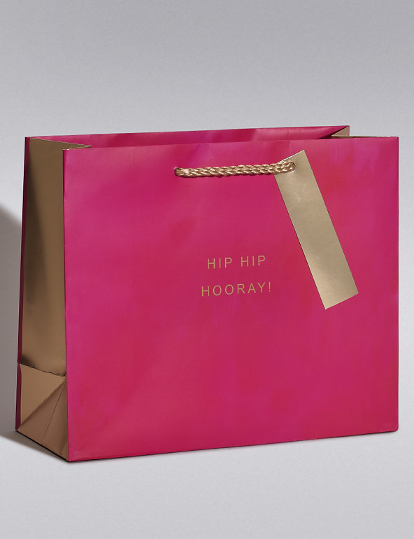Hip Hip Hooray Medium Gift Bag Image 1 of 2