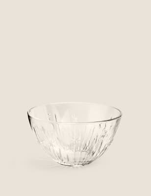 Hollywood Pressed Glass Dessert Bowl M&S Collection M&S