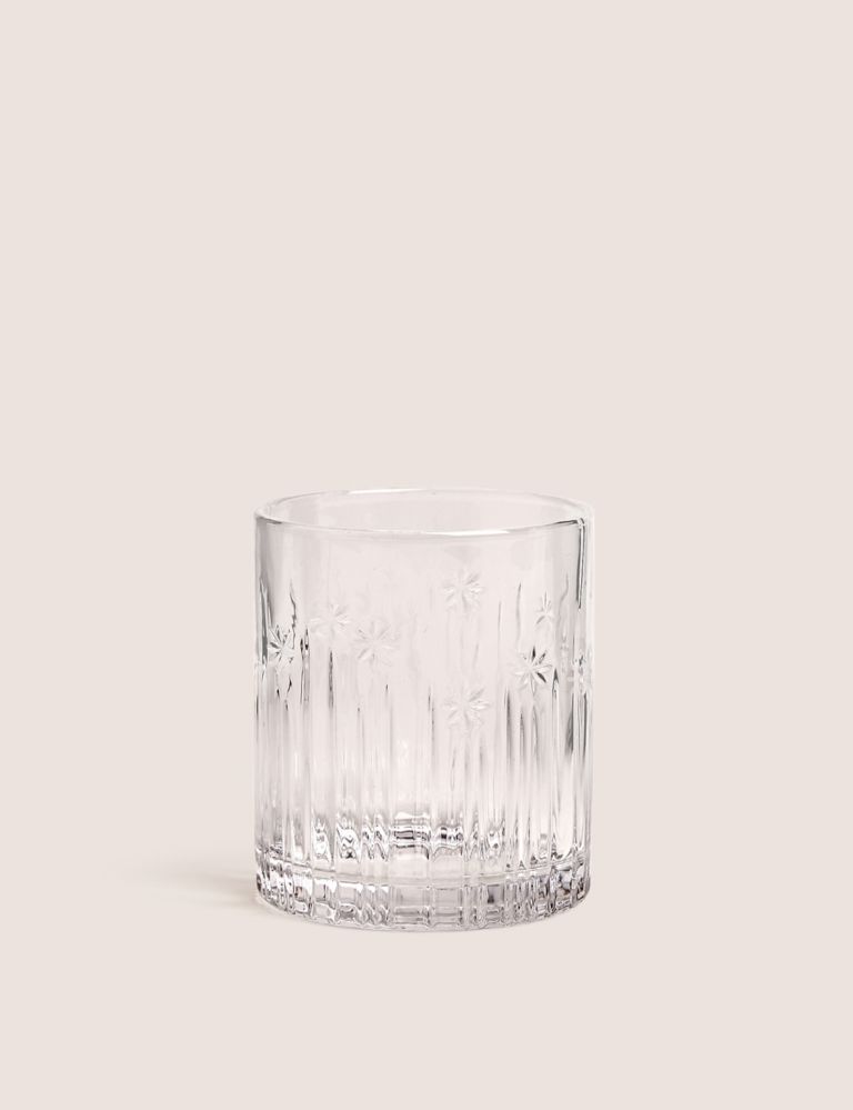 Hollywood Pressed Glass Tumbler 1 of 3