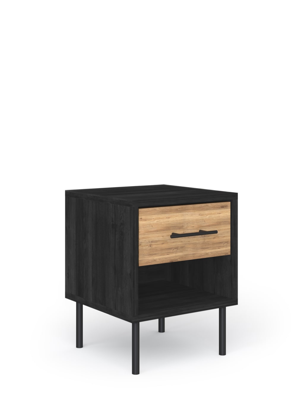 Holt 1 Drawer Slim Bedside Table 2 of 5