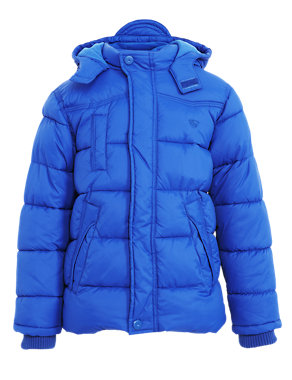 Hooded & Padded Jacket with Stormwear™ Image 2 of 7
