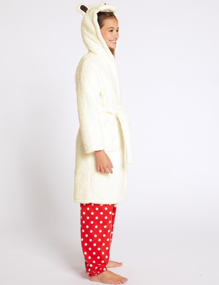 Hooded Bear Dressing Gown (1-16 Years) 3 of 5