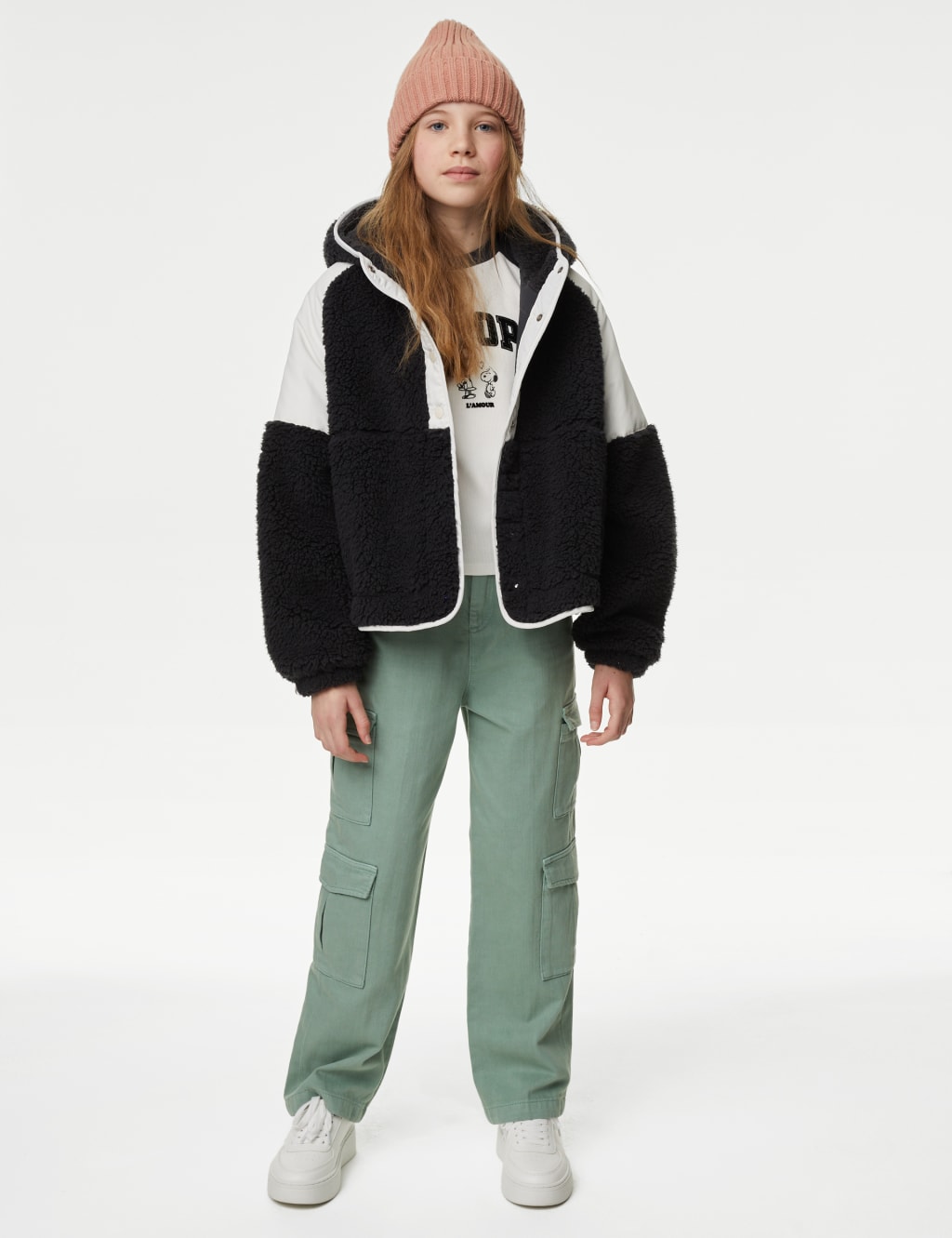 Hooded Borg Jacket 6 16 Yrs M S Collection M S
