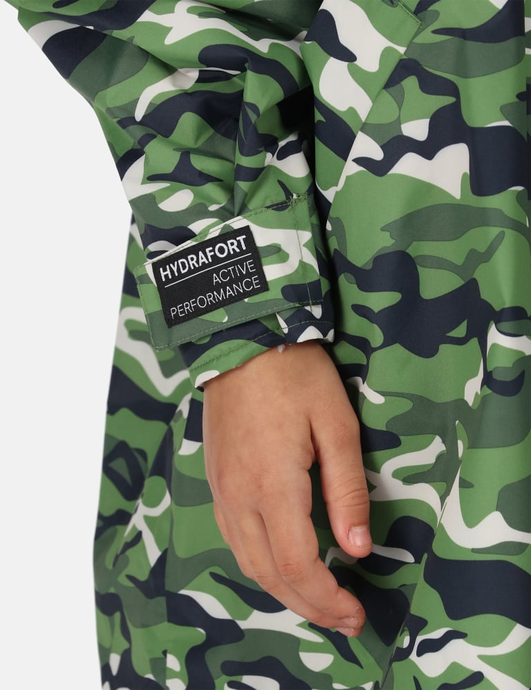 Hooded Borg Lined Camouflage Jacket 5 13 Yrs Regatta M S