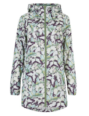 Hooded Butterfly Print Parka with Stormwear™ Image 2 of 5