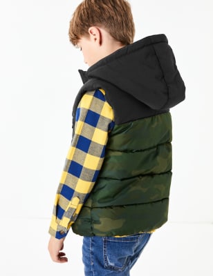 Boys gilet hot sale with hood