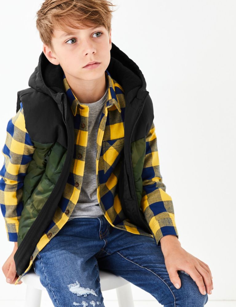 Hooded Camouflage Gilet (3-16 Years) 1 of 5