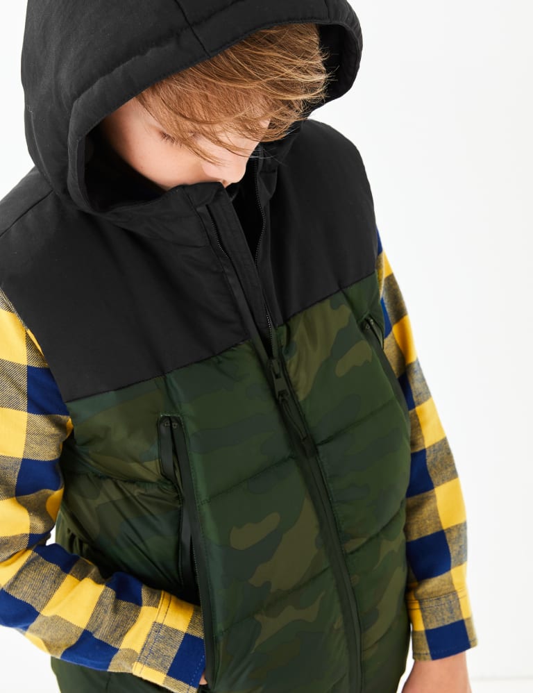 M&s boys gilet discount