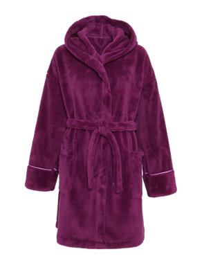 Hooded Cosy Dressing Gown Image 2 of 5