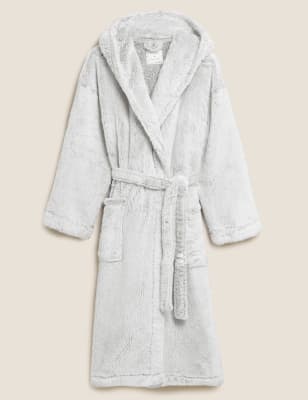 m&s white dressing gown