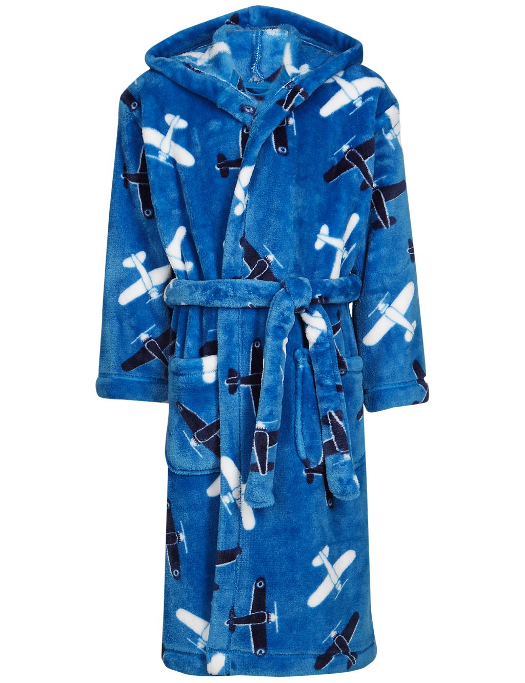 Hooded Dressing Gown with Belt (1-16 Years) 5 of 6