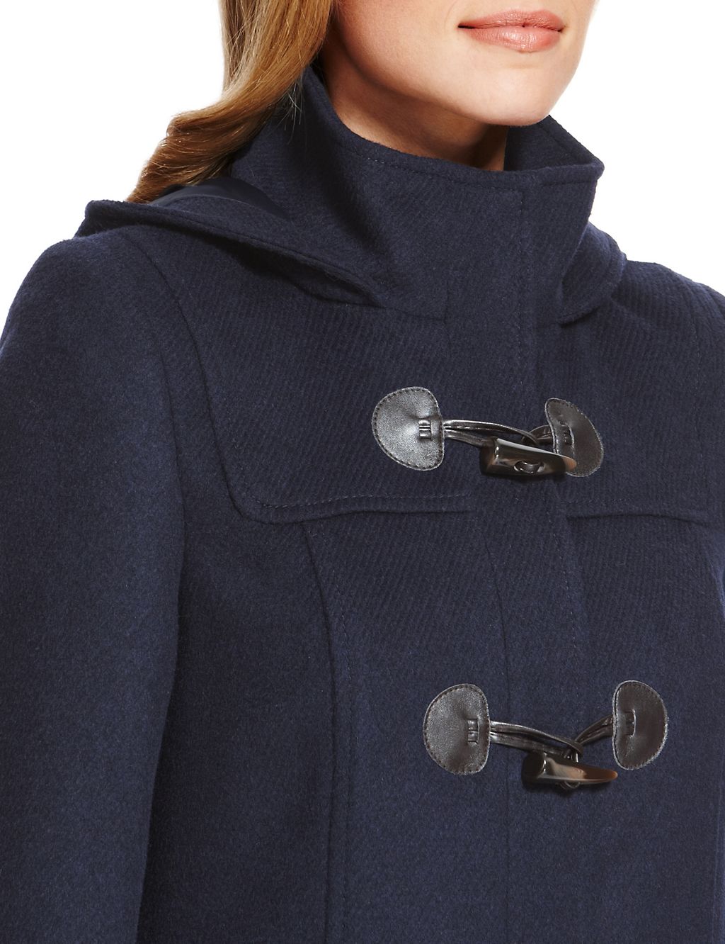 Hooded Duffle Coat with Wool 7 of 7