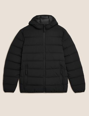 Hooded Feather and Down Puffer Jacket | M&S Collection | M&S