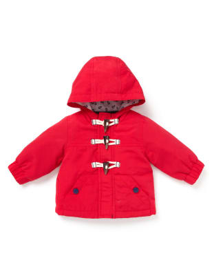 Hooded Fisherman Jacket Indigo Collection M&S