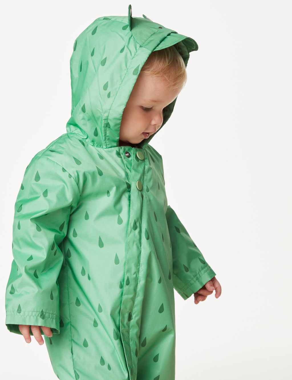 Hooded Frog Puddlesuit (0-3 Yrs) 5 of 8