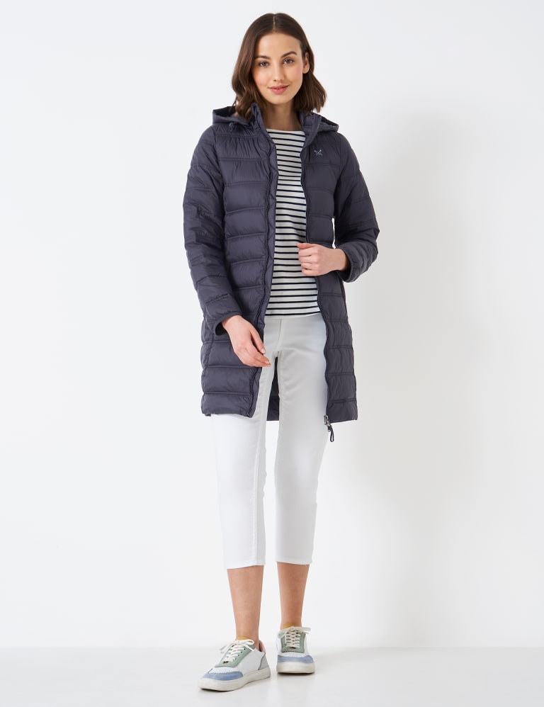 Longline lightweight cheap puffer jacket