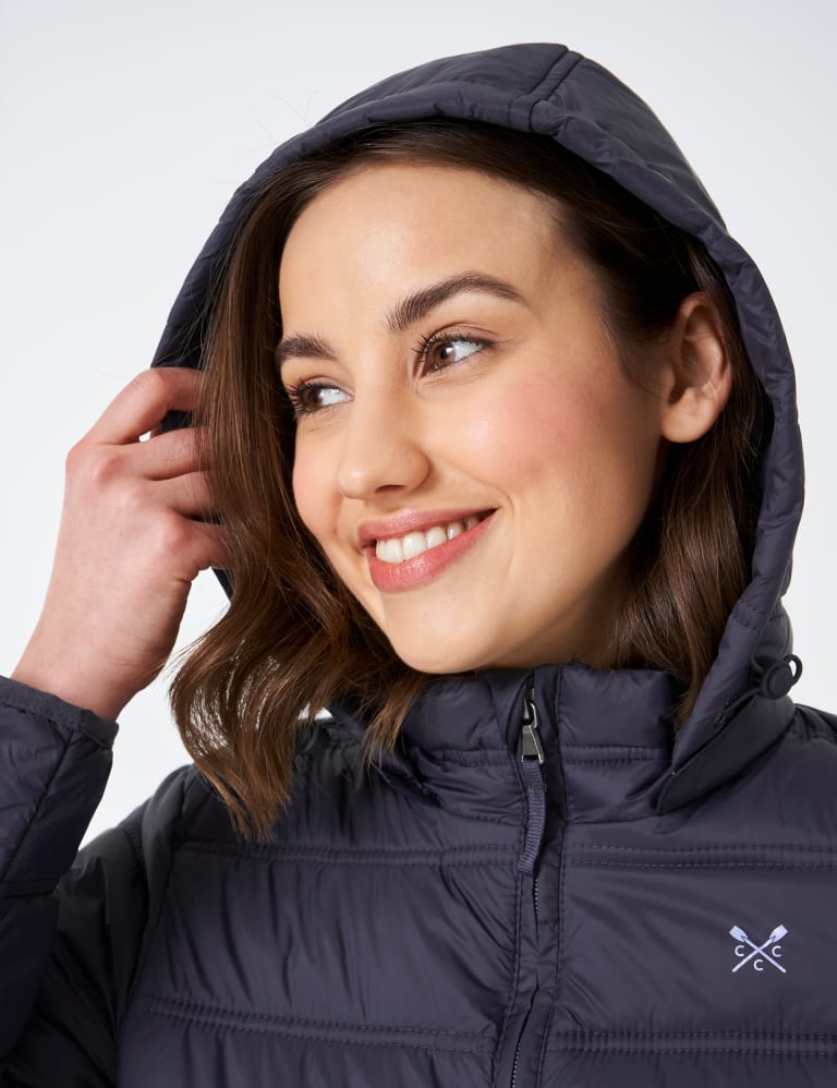 Hooded Lightweight Longline Puffer Jacket 5 of 5