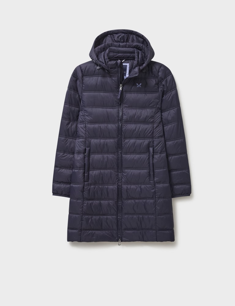 Hooded Lightweight Longline Puffer Jacket 2 of 5