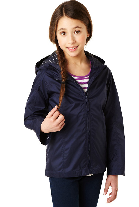 Hooded Lightweight Zip Through Jacket with Stormwear™ Image 1 of 1